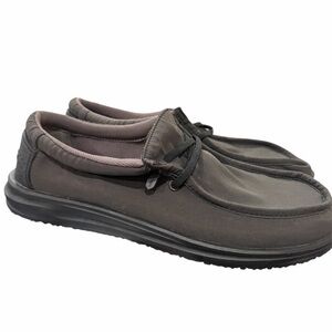 Hey Dude Size Men’s 12 H20 Drain Shoes Black Water Shoes beach hiking